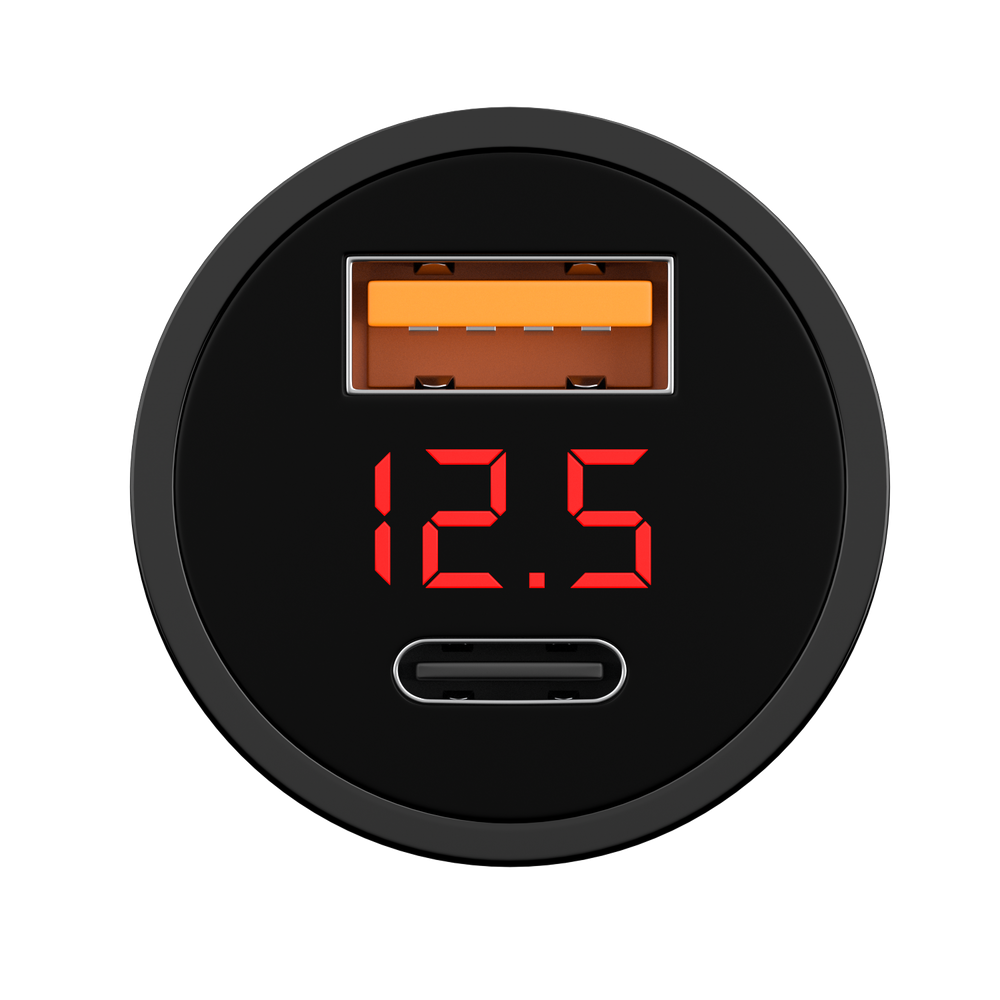 12V USB Charger with Battery Voltage Indicator